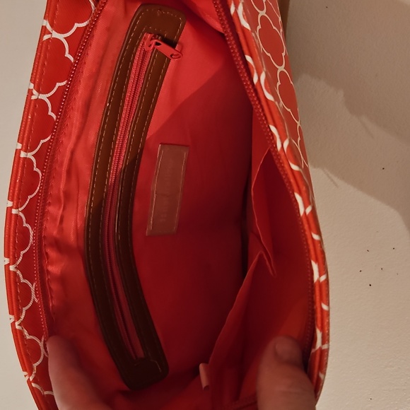 Naturalizer Red and Brown Crossbody Bag - Picture 2 of 4